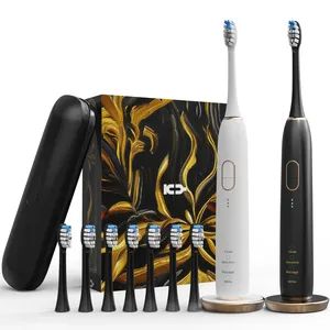 Adult Home Smart Toothbrush Ipx8 Sonic Electric Toothbrush Voltage 5 V Color Black Origin Ningbo Modes 15 Modes Waterproof - Image 1