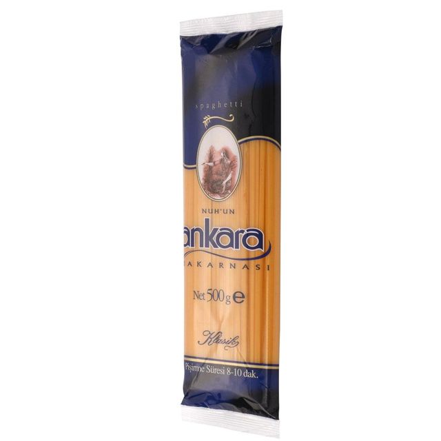 Nuh'un Ankara 500g Spaghetti Pasta - 100% High Quality Durum Wheat - Bulk Sale Private Label OEM - Turkish Pasta - Image 3