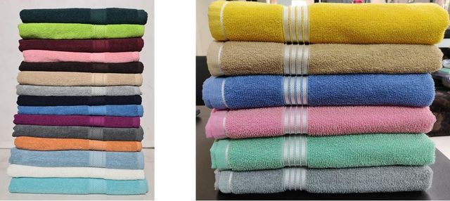Terry Towels Gsm All Sizes Color All Colors Material 100% Cotton Packaging Regular And Customized As Per Client's - Image 1
