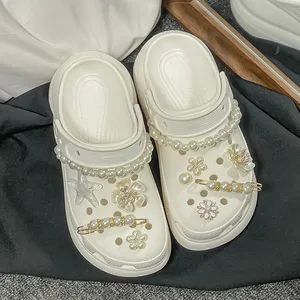 Fashion All-Match Pearl Chain DIY Shoe Decorations Style Pearl Origin China Model NO. S-174 Trademark Custom HS Code - Image 6