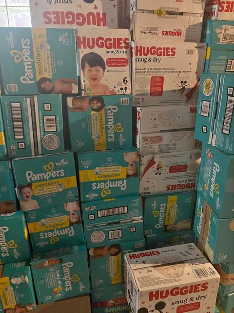Pampers Baby Diapers All Size Available at Low Price with Soft Comfortable Design for Daily Baby Care and Long Lasting - Image 1