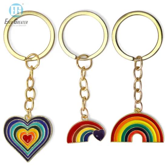 Sublimation Hard Enamel Keychains Custom Metal Keychain Origin China Shape Customized Feature Anti Rust HS Code - Image 5