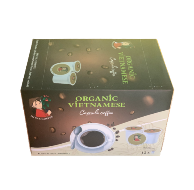 Low price when buying in bulk Capsule Coffee Kcup Arabica Vietnam Dark roast Hiva's coffee 0.42oz pure coffee - Image 4
