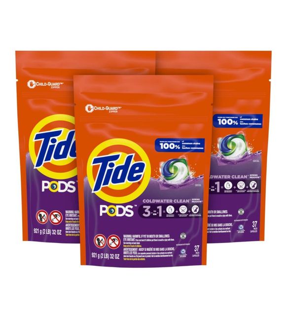 Tide Pods Laundry Detergent Packs Tub, Original, 31 Count by Tide - Image 3
