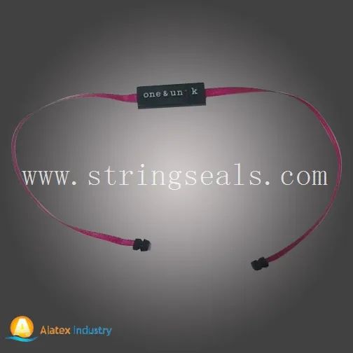 Hot Sell String Hang Tag Dl09 Shape Strip Material PS MOQ 50000PCS Origin Ningbo Model NO. DL09 Logo Customized Pattern - Image 4