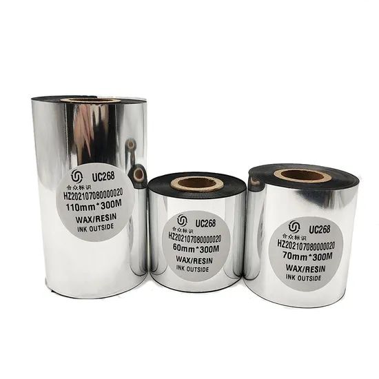 Ttr Ink Ribbons 110mm*300m TTR Premium Ink Thermal Transfer Barcode Wax/Resin Printer ...