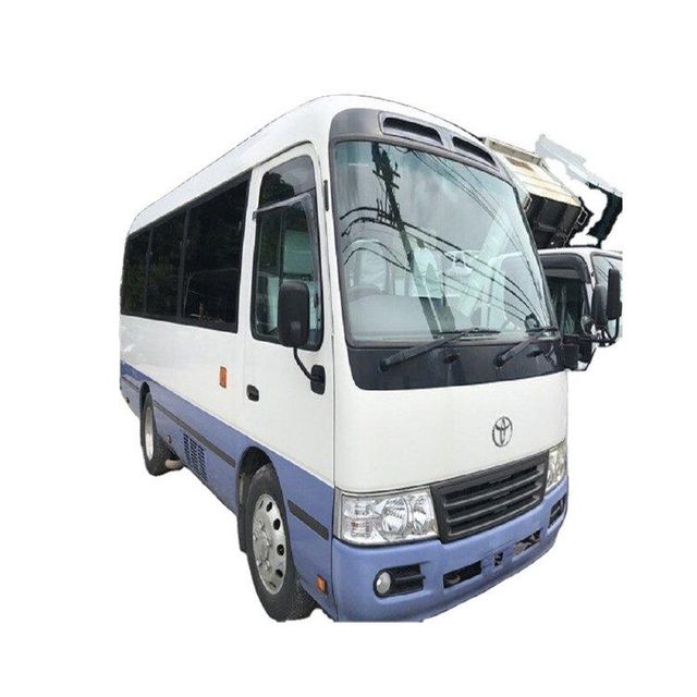 Toyota Coaster minibus for long distance travel and group transportation Toyota Coaster bus with strong body design and advanced safety features Toyota Coaster vehicle for public transport and private hire services Toyota Coaster high roof bus for maximum passenger capacity - Image 5