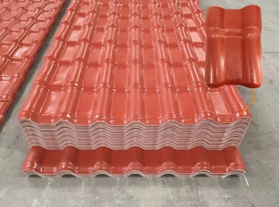 UPVC S Tiles Brick Red 1000x1050 2.2-3.0mm ASA Film 10Y Color 10D Delivery MOQ20T - Image 3
