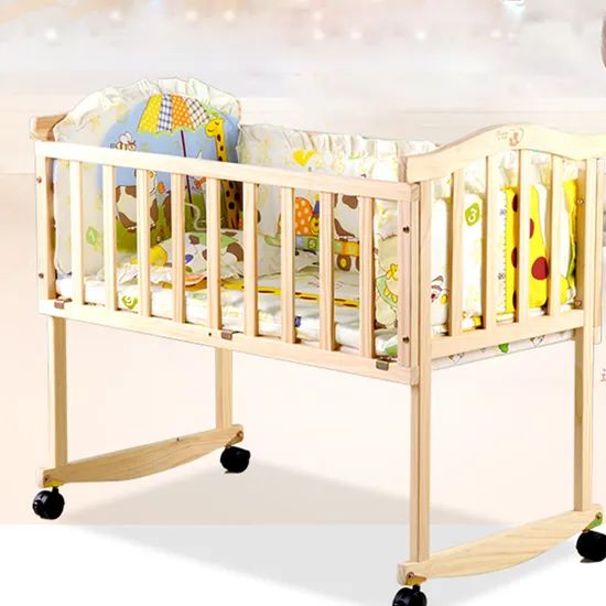 Easy Assemble Functional Convertible Baby Rocker Bed Crib - Image 5