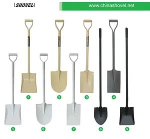 Powder Coated Shovel with Steel Handle Steel Handle Shovel - Image 3