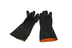 Anti-Scratch Disposable Wear Work Industrial Resistant Latex Examination Protective Food Durable Garden Safety Powder Free PVC Pink Black Nitrile Gloves - Image 3