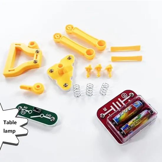 DIY Electrical Building Block Lab Lamp Colorful Plastic Assemble 21x6x15cm NH738520 15D EN71 - Image 3
