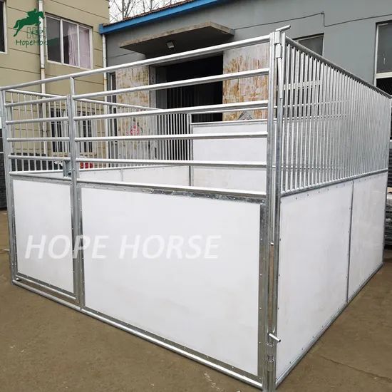 Equine Equipment Portable Horse Stall with Steel Structure Horse Stables - Image 5