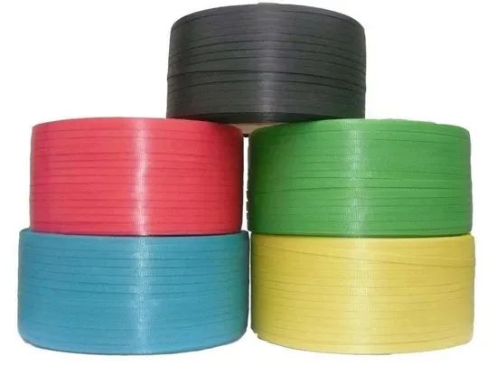 Smooth and Embossed Customized Green Black Colorful Polyester Strapping - Image 5