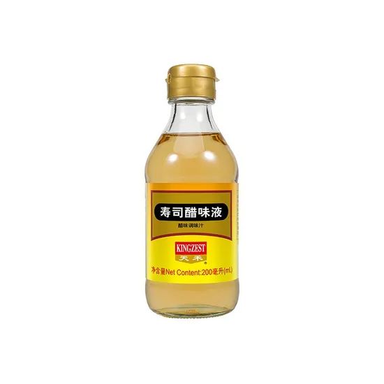 Kinzgest 200ml Sushi Rice Vinegar Glass Bottle Taste Sour Form Liquid Type Pickled Model NO. 0303012 Trademark KINGZEST HS Code - Image 4