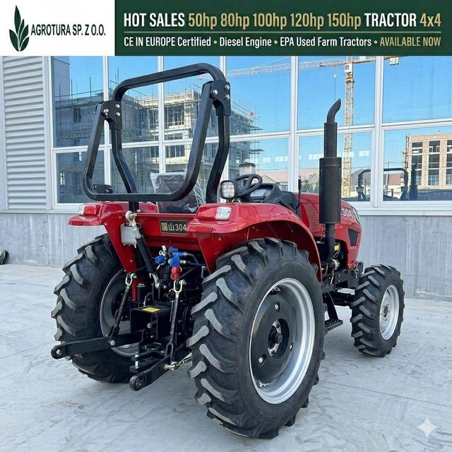 Premium Quality CE Certified Used 50HP–150HP 4x4 Diesel Farm Tractors with EPA Engine – High Performance Agricultural Equipment for Modern Farming, Strong Power Output, Fuel Efficient and Ready Stock for Global Buyers - Image 3