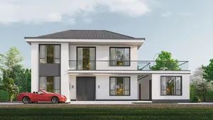 Metal Galvanized Steel Structure for Compact Villa Construction with High Quality Structure From China - Image 2