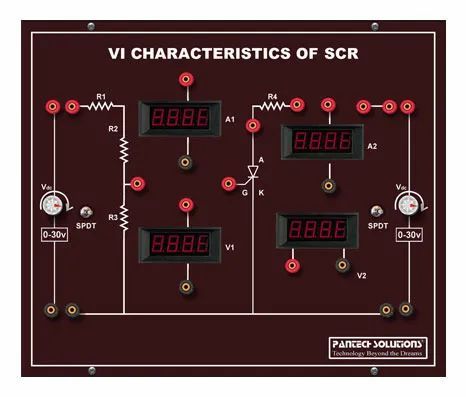 V-i Characteristics Of SCR Output Current 1 Amps Gate Voltage Range 0-30v Dc Working Voltage 220-240v Ac Anode Voltage Range 0-30v - Image 1