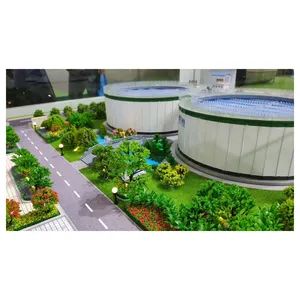 3D Modeling High-Quality Factory Building Design Scale Model Standards 1:100 Trademark TRANKA Model NO. TK-05544A Type Building - Image 5