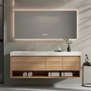 China High Quality Customized Size Multi Function LED Three Color Bathroom Smart Mirror - Image 4