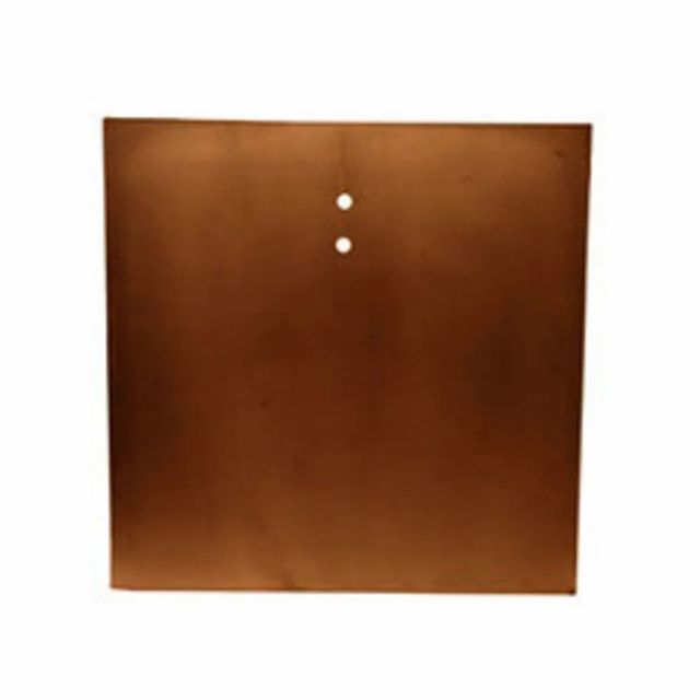 Copper Earthing Plates Grade 90:10 Standard Sizes 6"x6", 1'x1', 2'x2' Thickness 1mm, 1.5mm, 2mm, 2.5mm, 3mm, 5mm, - Image 1
