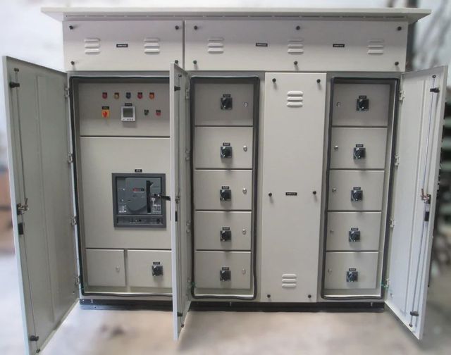 415 V Three Phase Solar ACDB Control Panels Material CRCA Capacity 100 kW Phase Three Phase Rated Voltage 415 V Automation Grade - Image 2