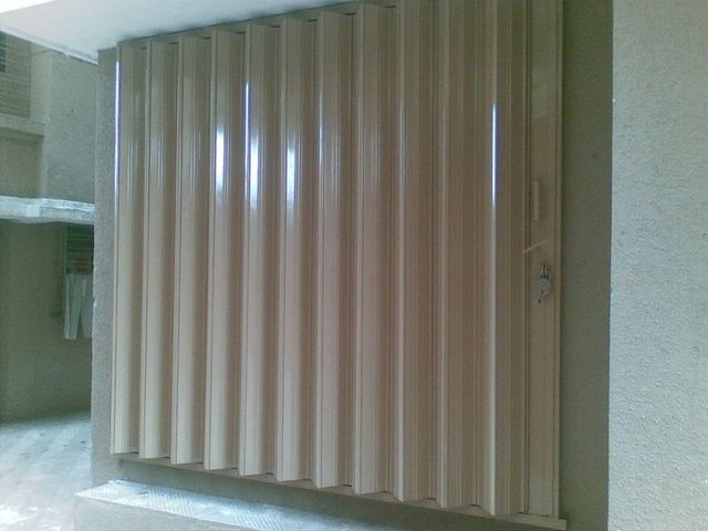 Sliding Shutter Gates Durability Very Durable Strength Excellent Strength Corrosion Resistance Corrosion Resistant Fabrication Quality Flawless - Image 1