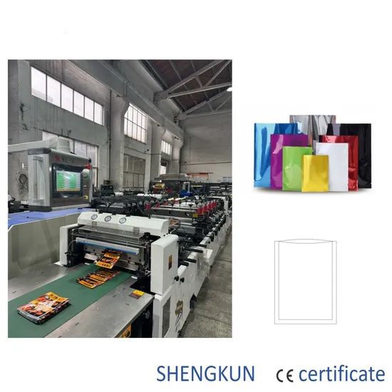 Bus Type Three Side Sealing Plastic Bag Making Equipment with Material Storage Device - Image 1