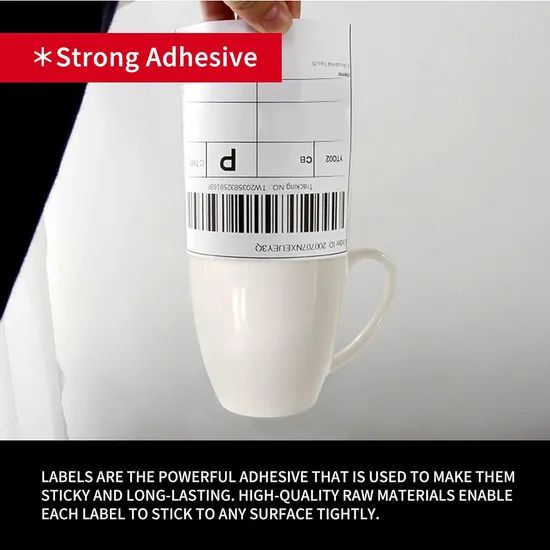 Customized Shipping Label Logistics Packaging Labels1000PCS Fanfold Sticker Rolls for Packaging - Image 5