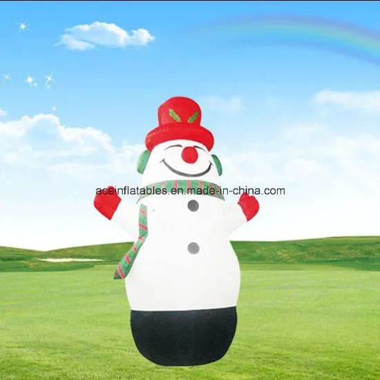 Hot Sale Advertising Giant Snowman Inflatable Cartoon Height >5m Color White Size 6 M Tall Standard EN71 Trademark ACE Material - Image 1