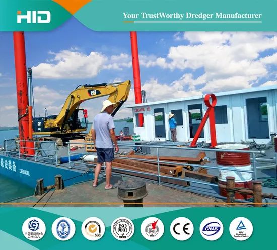 Best Quality Working Pontoons Excavator Barge Excavation Modular Platform Cheap Price - Image 2
