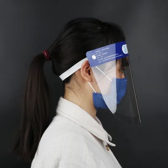 China Factory High Quality Face Shield Protective Mask Pet Material Pet Shape Dust Mask Model NO. Fc-10 Color Transparent - Image 2