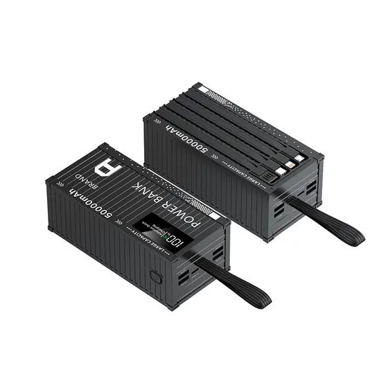 Super Fast Charging with 4 Built-in Cables High Power Portable Charger Power Bank - Image 3