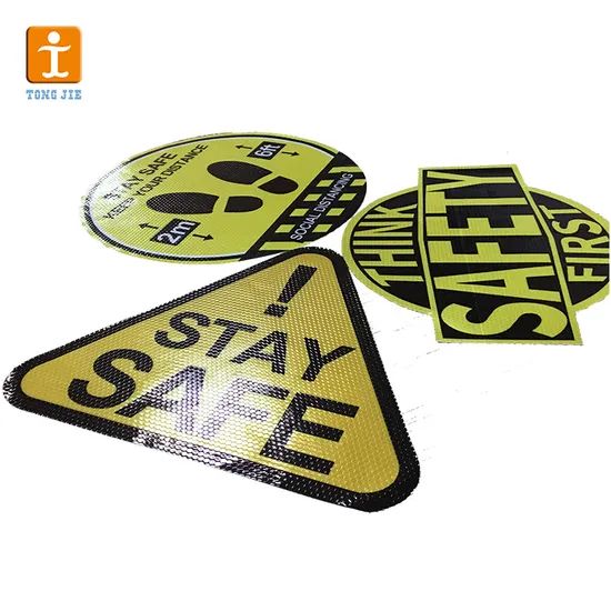 China Factory Safety Signs Reflective Sticker Printing Trademark OEM Origin Shanghai Uage Shop Windows Feature - Image 2
