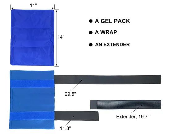 Flexible Gel Ice Pack Hot Cold Therapy Gel Pack Type Both Color Blue Origin China Material Gel Trademark no brand Specification free - Image 6