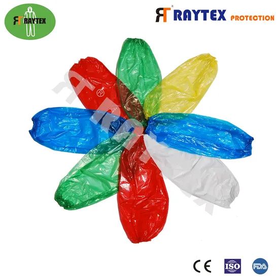 Plastic LDPE Oversleeves by Machine Age Adult Folded Folded Trademark OEM Model NO. 40401-B Origin Hubei, China Customized - Image 1