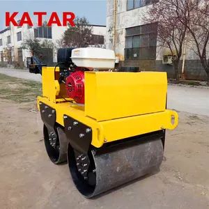 Large Scale (SDLR R50) Double Wheel Pavement Ride-on Road Roller with CE Approved - Image 1