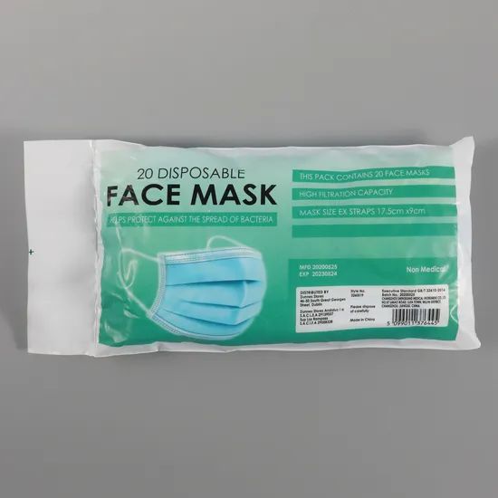 Disposable Adult Earloop Protective Face Mask Color Blue Shape Dust Mask Model NO. NP101 Trademark SUCSHK HS Code - Image 4