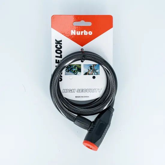Cheap Key Cable Lock Bike Lock Bicycle Lock Trademark Nurbo Model NO. SL5506 HS Code 8301400000 Door Lock Part Lock Origin Wenzhou, - Image 6