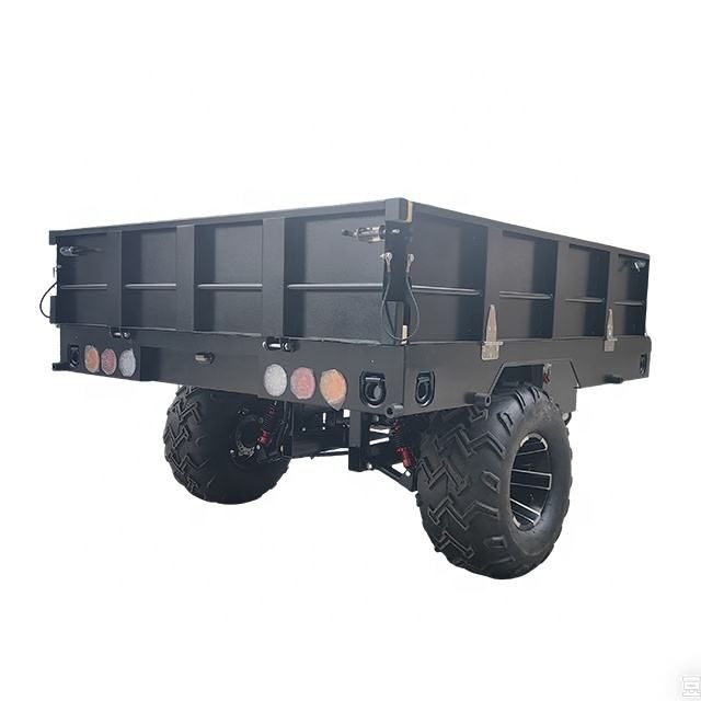 Heavy Duty Utility Tilt Dump Cargo Box Trailer Hydraulic Tipper Trailer - Image 3