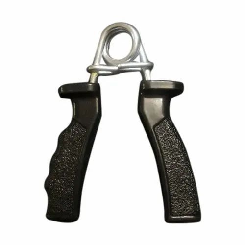 Black PVC Hand Gripper, For Gym Color Black Usage Gym, Gym Handle Size 4 Inch Handle Material PVC Packaging Type Packet Hand Material Pvc - Image 1
