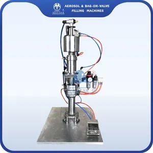 Semi--Auto Aerosol Can Filling Machine Warranty Period 1 Year Filling Material Liquid Automation Level Semi-automatic Filling Machine Type - Image 2