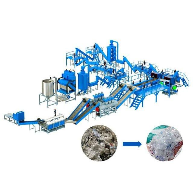 500-5000kg/h Sheet Grade PET Bottle Flakes Recycling Line in Plastic Plant - Image 4