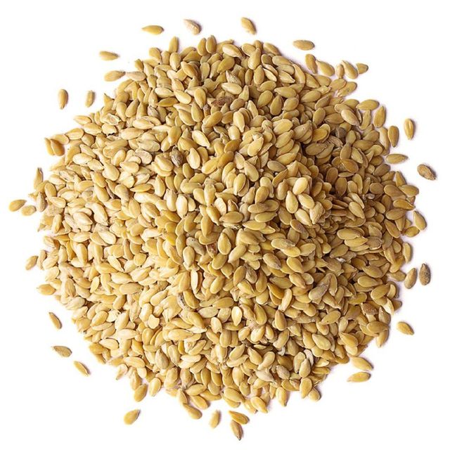 Organic Whole Golden Flax Seeds - Image 1