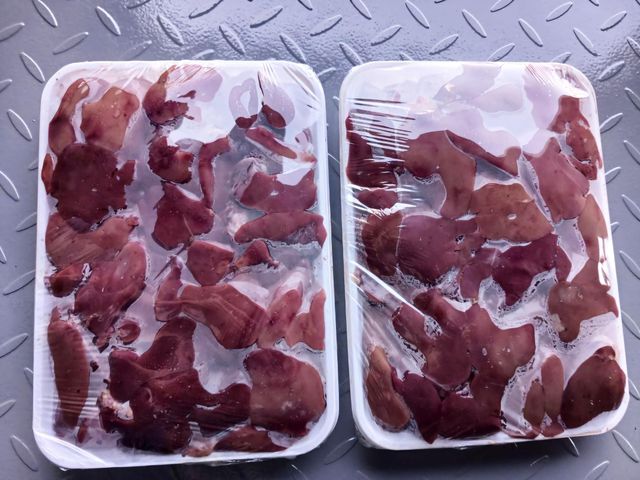 Frozen Chicken Liver Grade A Storage Type -18°C Shelf Life 4 month Weight (kg) 6 kg per carton Packaging Details 300 g per tray - Image 1
