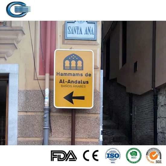 Huasheng Custom Size and Shape High Utility Function Convenient Usage Lights Directional Solar Traffic Road Sign Board Arrow Sign - Image 6