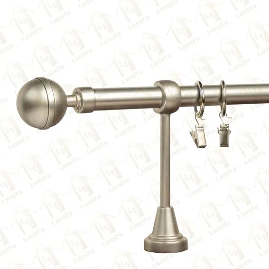 Aluminum Single Curtain Rod Brackets, Curtain Pole Brackets - Image 5