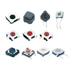 130GF Low Profile Small Push Buttons Micro Switch SMD Slide Sample Free Shape Square Trademark LHE Model NO. P3-4 Shrapnel - Image 2