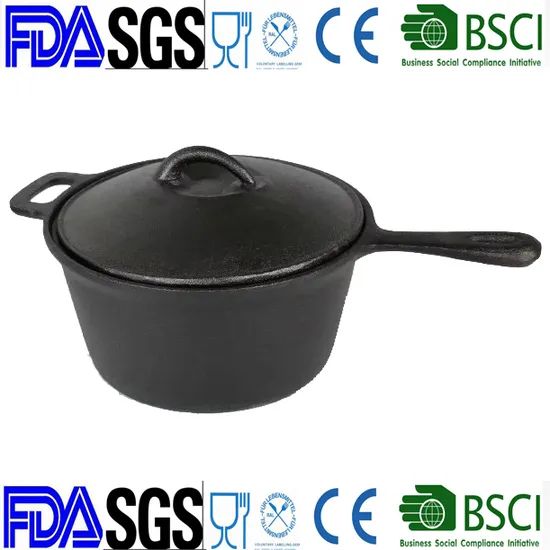 4 Sets 4qt Cast Iron Dutch Ovens for Camping and Outdoor Cooking - Image 6