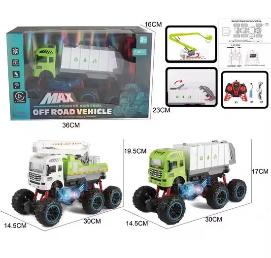 Engineering Inertial Model Climbing Remote Control Toy Car Origin China Function R/C Power Battery Size Miniature Net Weight - Image 4
